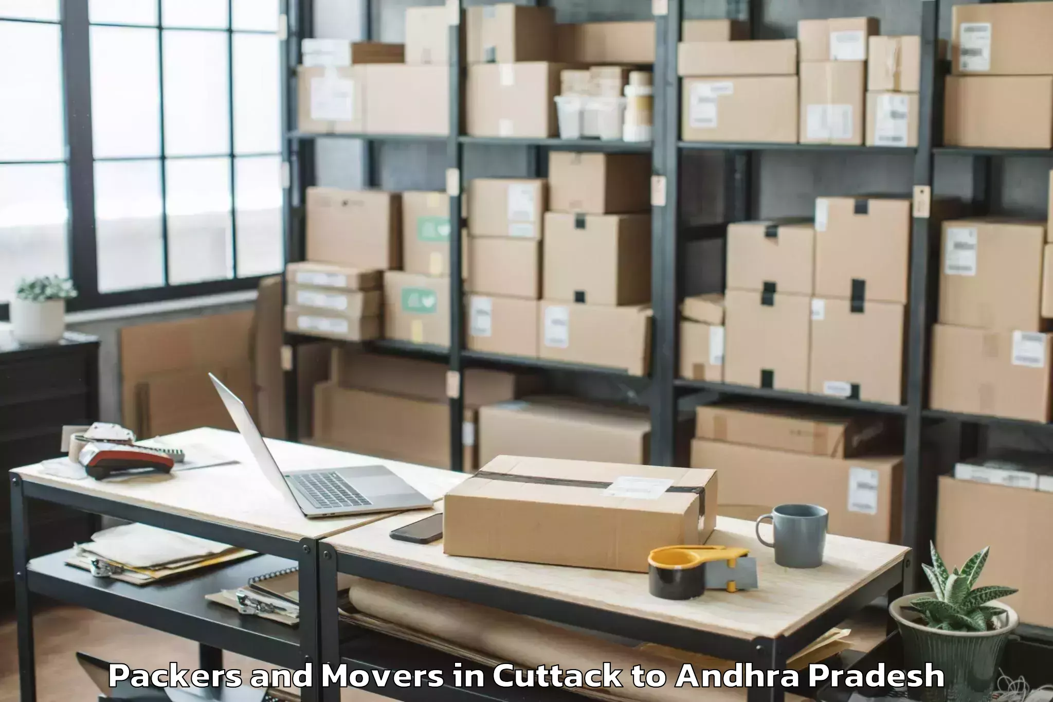 Leading Cuttack to Vijayawada Airport Vga Packers And Movers Provider